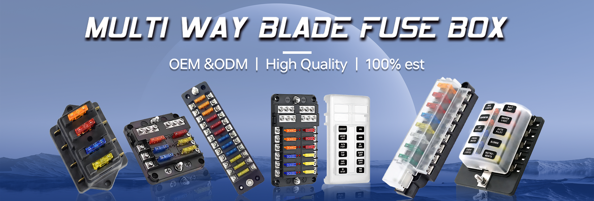 Multi way Blade Fuse Box