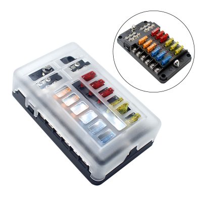 High-Quality Automotive Fuse Box Fully Compatible with Mini Blade Fuses for Reliable Circuit Protection