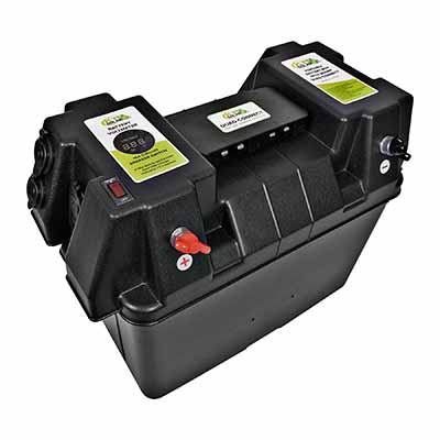 Custom-Fit 12V 55-65Ah Battery Storage Box for Wet/Dry Cell Automotive Batteries